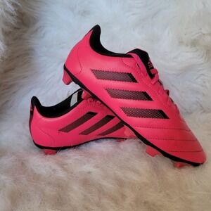 Adidas Goletto VIII FG JSoccer Cleats Youth Size 4.5 Pink Black Unisex GX6907